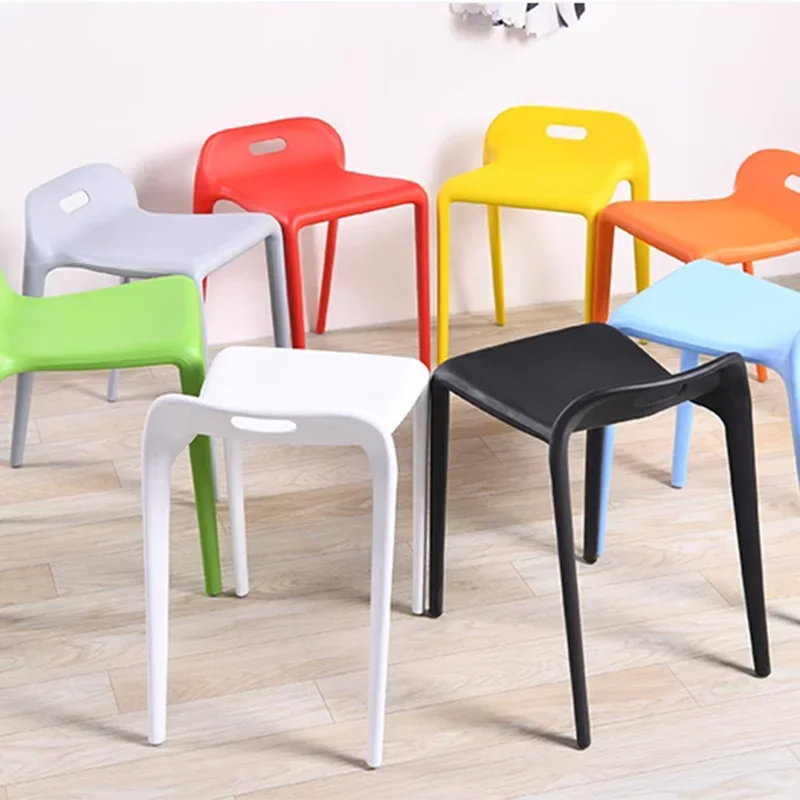 

Plastic Nordic Dining Chair Kitchen Living Room Restaurant Hotel Dining Chair Outdoor Silla De Comedor Home Furniture ZSDC