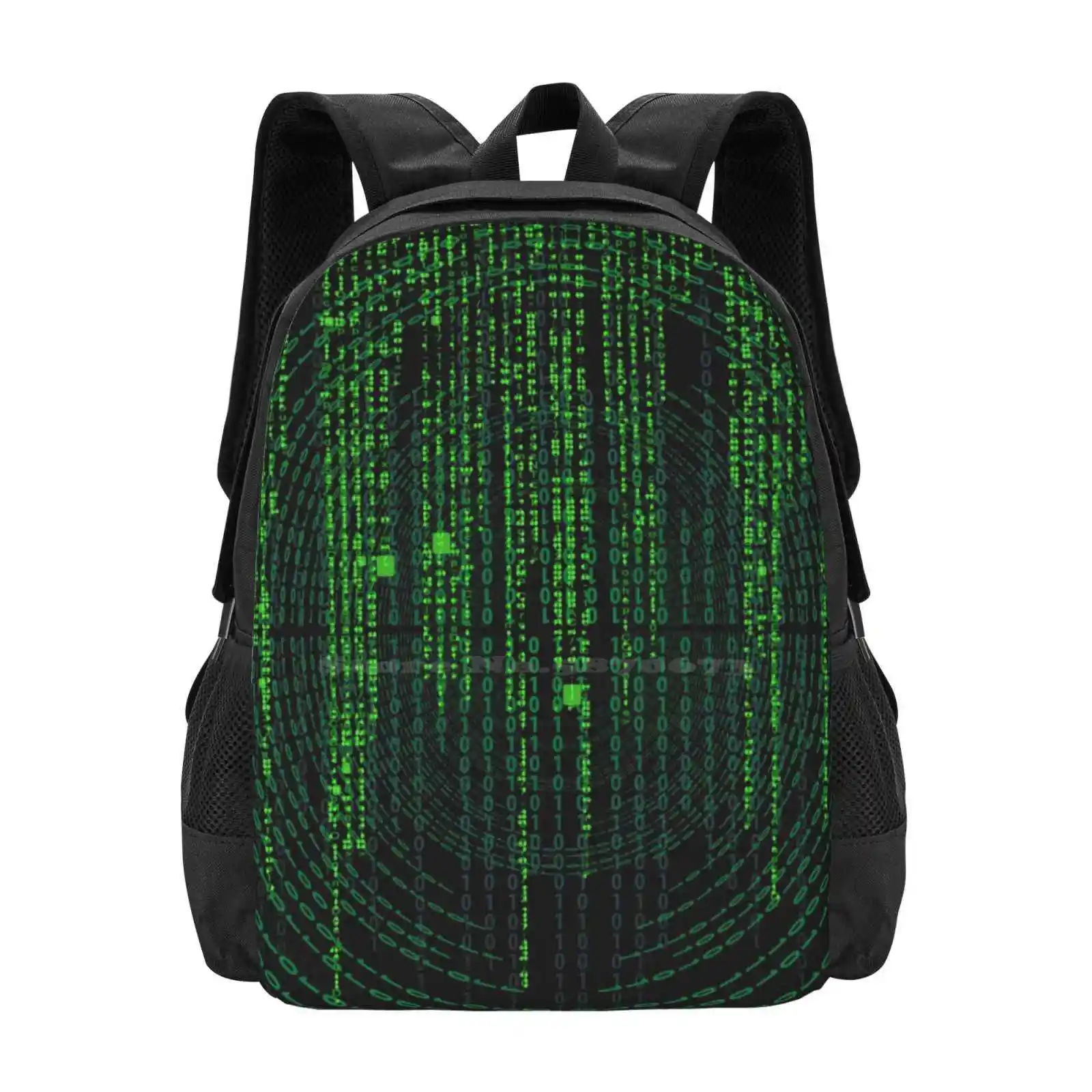 Matrix Original Green Design Hot Sale Schoolbag Backpack Fashion Bags Matrix Phone Cover Matrix Mouse The Matrix Movie