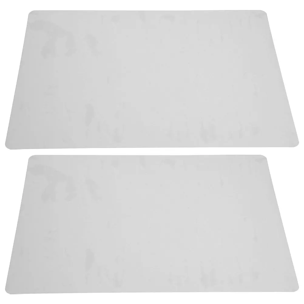 

4pcs Silicone Placemat 400x300mm Grey Non Slip Heat Resistant Foldable Table Mats for Home Kitchen Dining Room