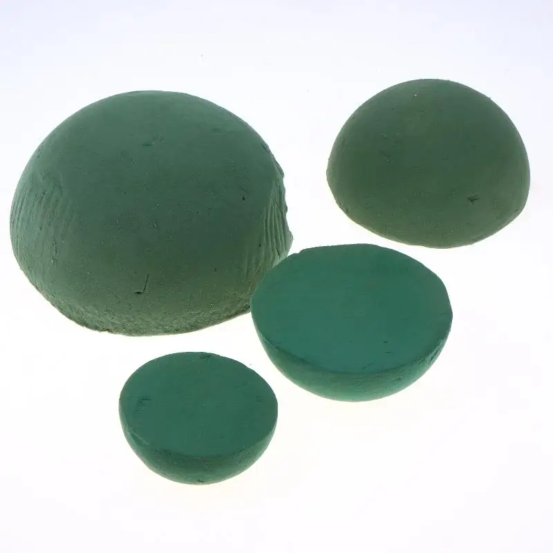 Green Floral Foam Half Ball 1/5Pcs Practical Dry Flower Foam Block for DIY Thanksgiving Day Floral Arrangement view 6