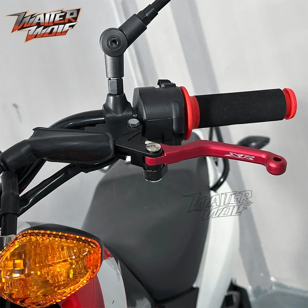 2024 XR150L XR650L XR125L XR190L Black Red Brake Clutch Lever For Honda XR 150L 650L  Motocross Hand Control Levers Kit Foldable