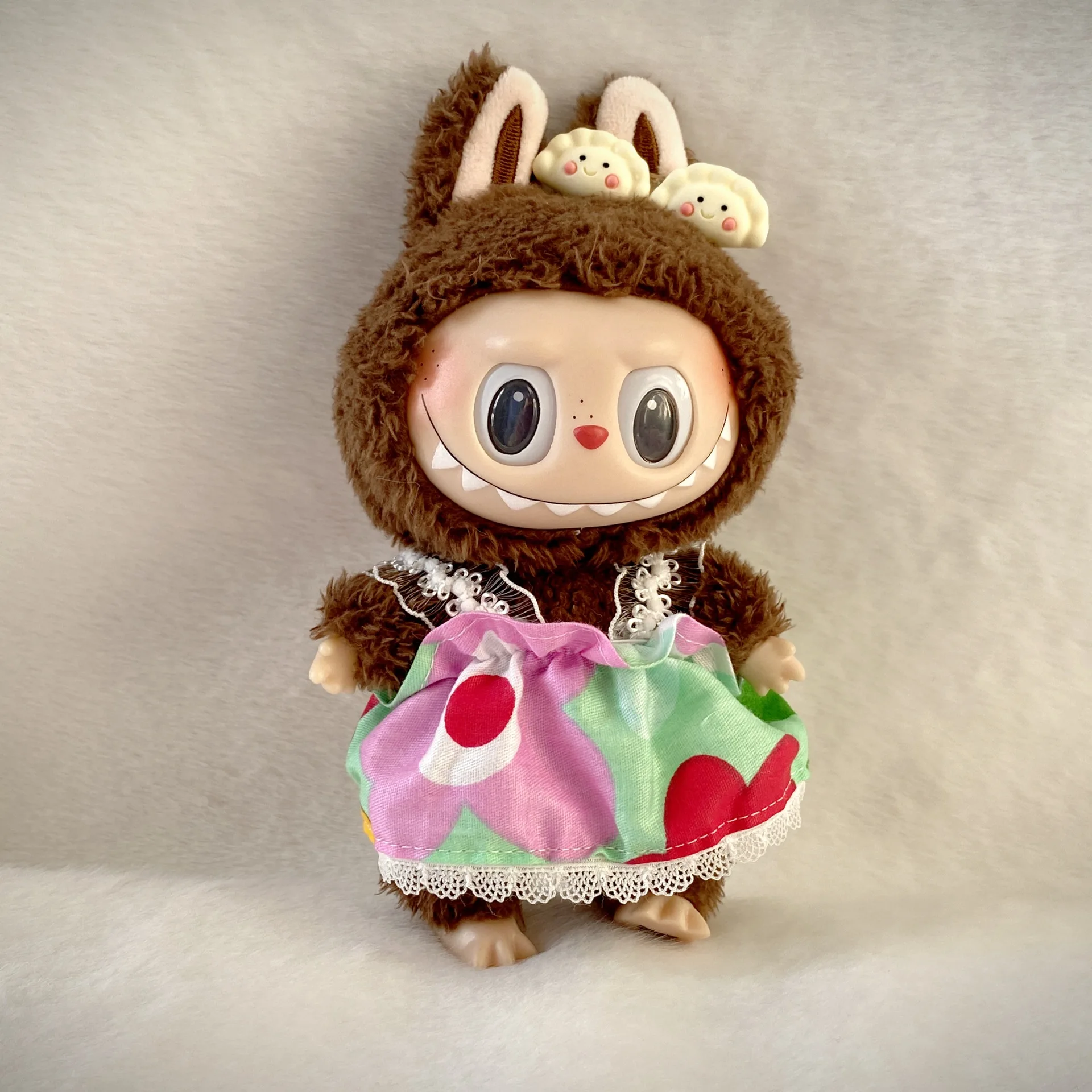 ชุดเดรสลูกไม้น่ารักสําหรับตุ๊กตา Labubu 1st/2nd/3rd Gen 15/17 ซม. - ชุดสาวน่ารัก