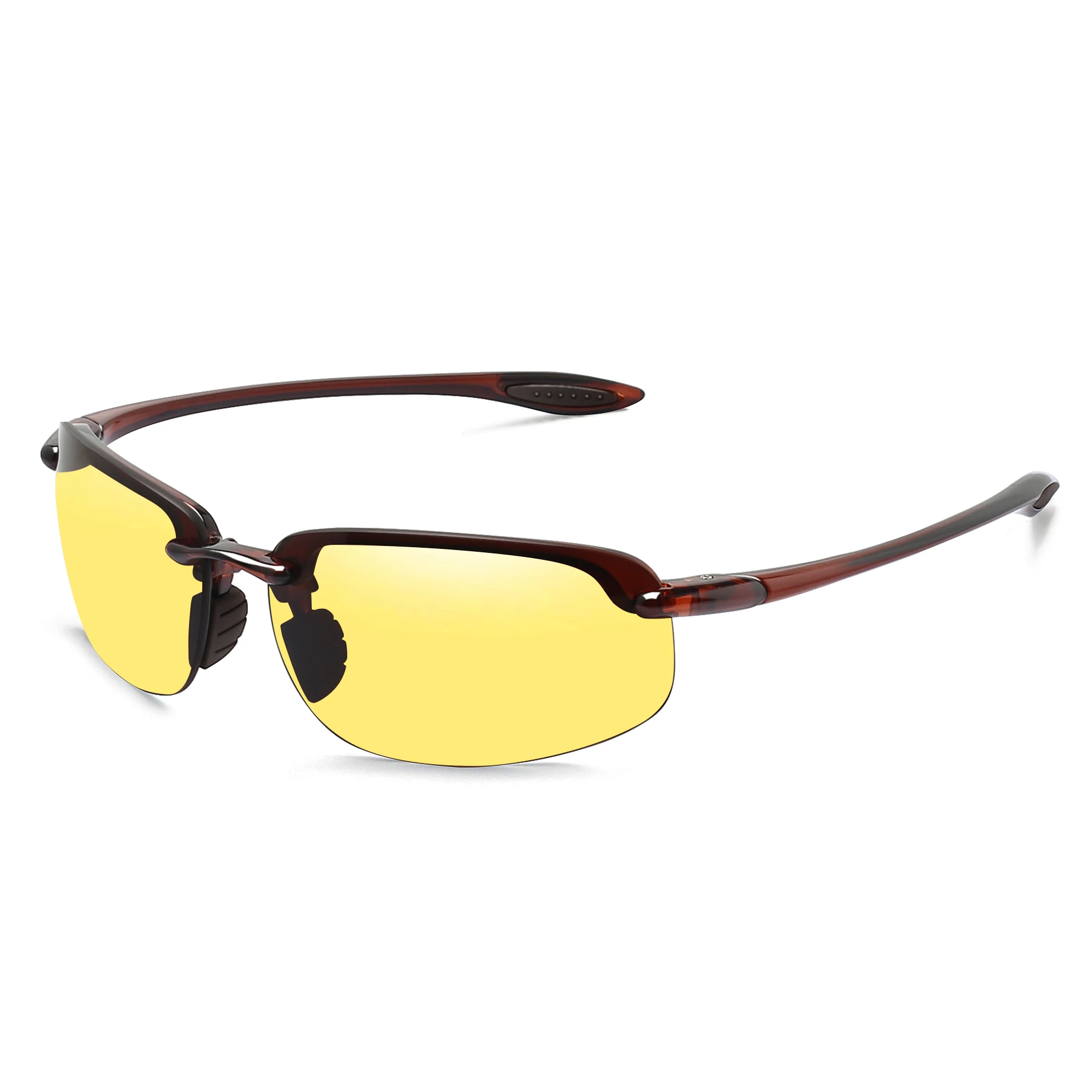JULI Sport-Sonnenbrille für Herren und Damen, TR90, randloser Rahmen, UV400-Schutz für Radfahren, Laufen, Angeln, Baseball, Fahren, 8001 – Detail 40
