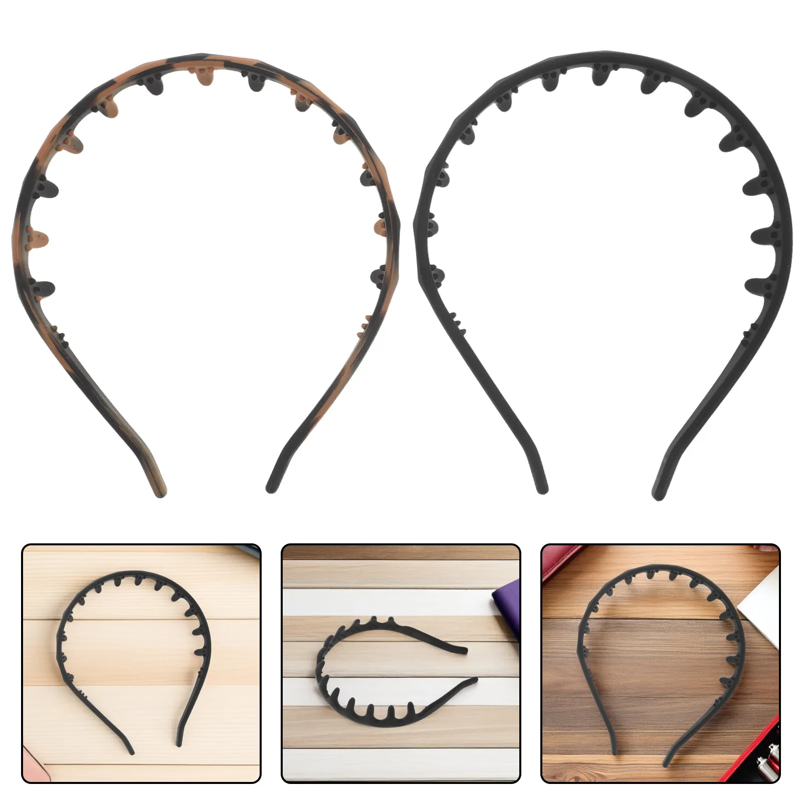 

2 шт. силиконовые повязки на голову с нескользящей резинкой и гребнем, мягкие, эластичные, для спорта, йоги, тренажерного зала, умывания лица