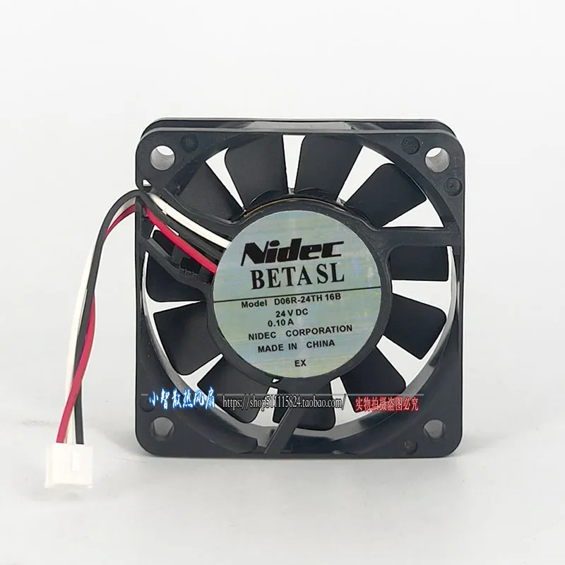 ORIGINELE D06R-24TH 16B 24 V 0.10A 6015 60*60*15mm NIEUWE KOELVENTILATOR RADIATOR