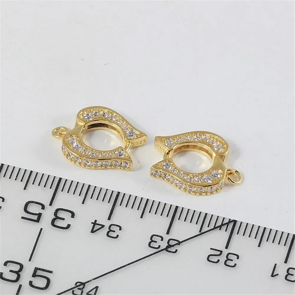 

S925 Sterling Silver Jewelry Clasp for DIY Necklace Bracelet Jewelry Findings Connector Hook 925 Silver Clasps Crafting Supplies