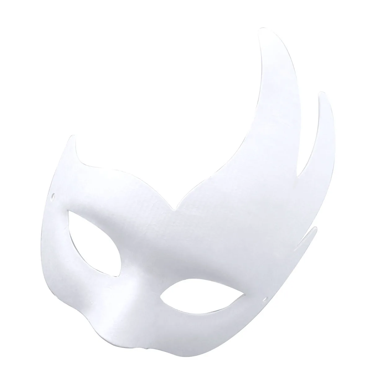 

Экологически чистая белая треугольная бумажная маска DIY Маскарадная маска для лица на Хэллоуин Ручная работа Вечерние украшения для косплея