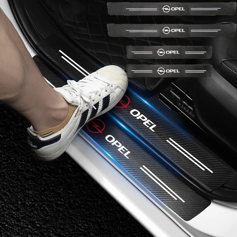

Новые 4 шт. накладки-стикеры на пороги и бамперы для Opel Vauxhall Corsa Astra Mokka-e Combo Zafira
