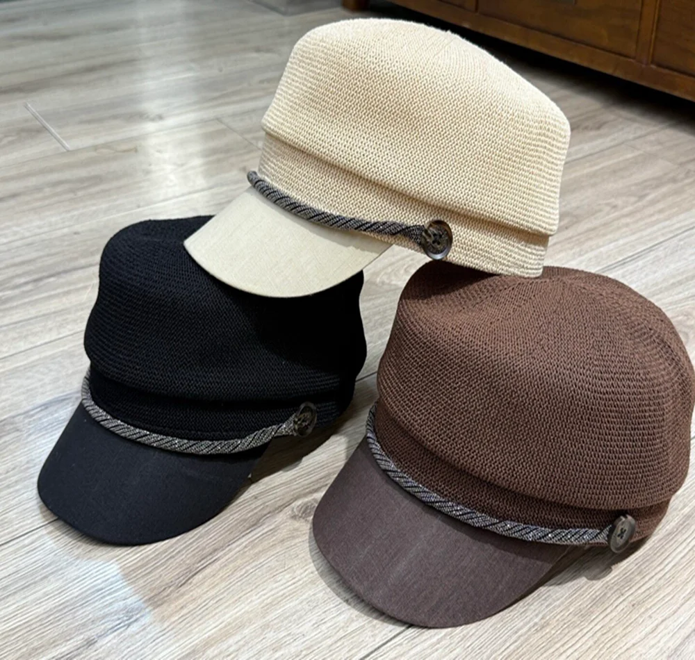 

26 новых женских беретов с плоским верхом и бисером