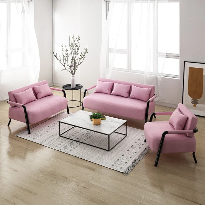 

Wood Legs Single Living Room Sofa Simple Sectional Corner European Sofa Funda Recepcja Fryzjerska Living Room Furniture