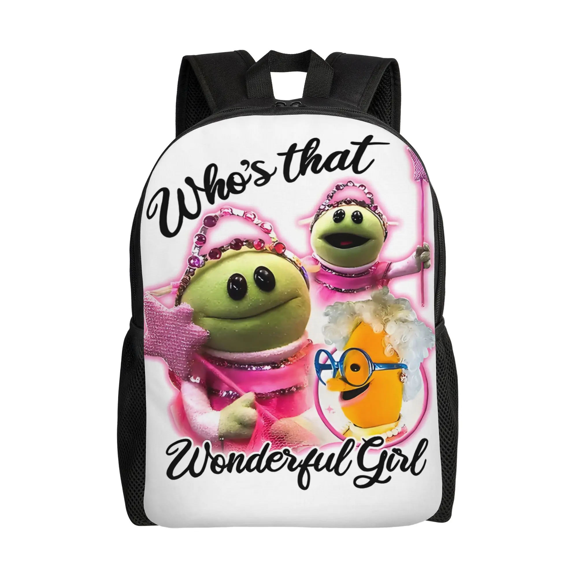 

nNanalan Whos That Wonderful Girl nNanalan Schoolbag Office Workers Fashionable Large Capacity Schoolbag Back To School Season