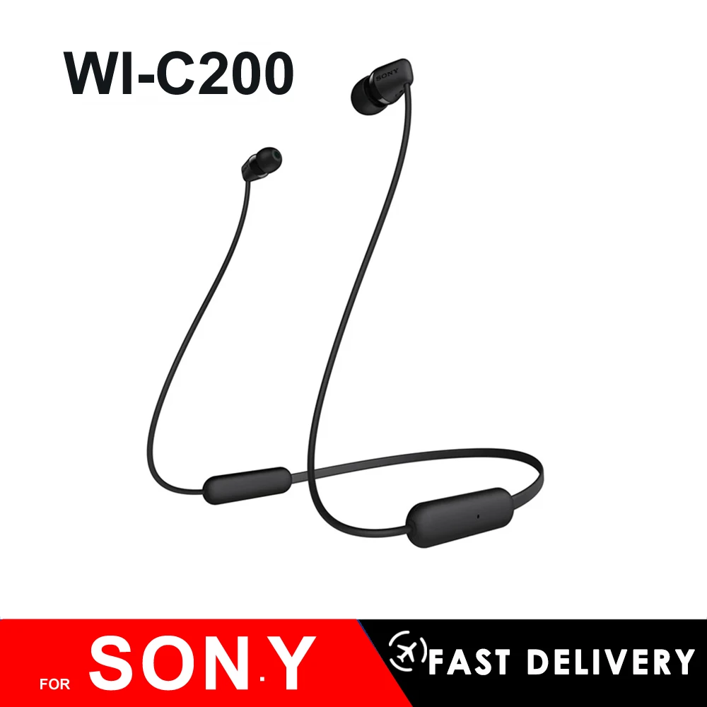 

WI-C200 Wireless In-ear Stereo Headset Bluetooth 5.0 Sports Headset Magnetic Headset with Microphone for son