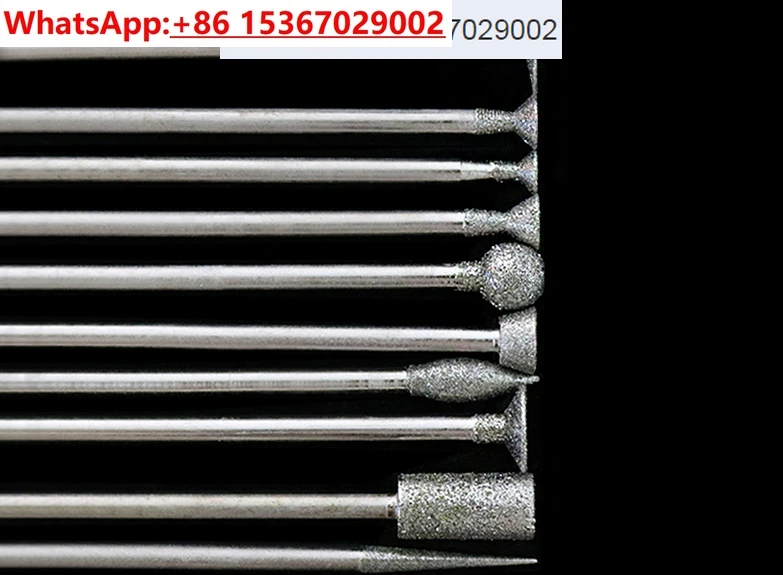 

2.35 Jade carving needles, 50 pieces, emery amber honey wax polishing tools, jade electric carving accessories