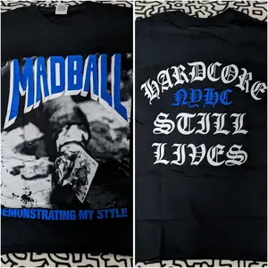 Madball Nyhc Biker Mc T Shirt New York City Hardcore Size Large Agnostic  Front - AliExpress