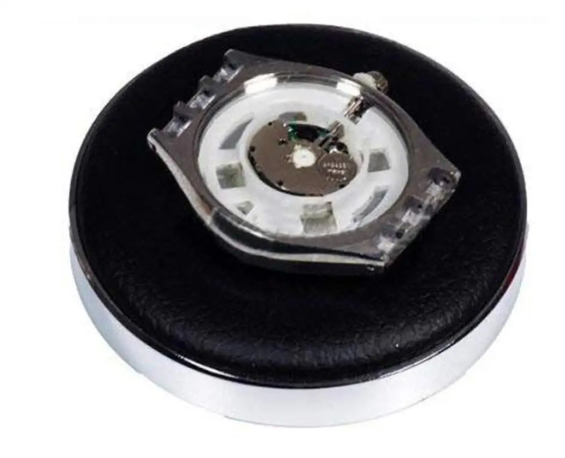 مشاهدة حركة المجوهرات غلاف وسادة وسادة جلدية حماية حامل المهنية ساعة أداة إصلاح ملحق لصانع الساعات #1