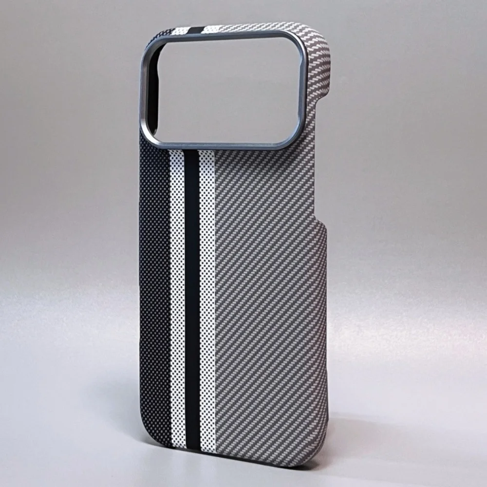 High Quality Magnetic Kevlar Texture Case for iPhone