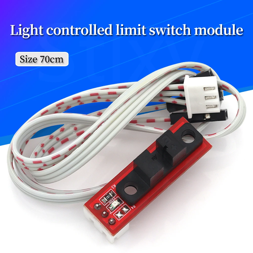 1/5/10PCS Optical Endstop Light Control Limit Switch For RAMPS 1.4 Board 3D Printer Parts with 3 Pin Cable Red Part Accessories