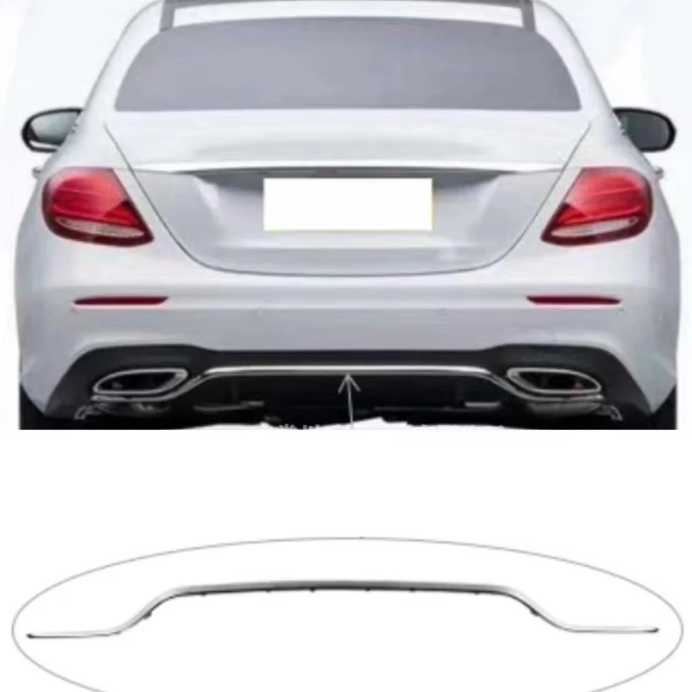 Rear bumper chrome decorative strip For Mercedes Benz E-Class W213 2016-2020 AMG A2138856601 A2138857001