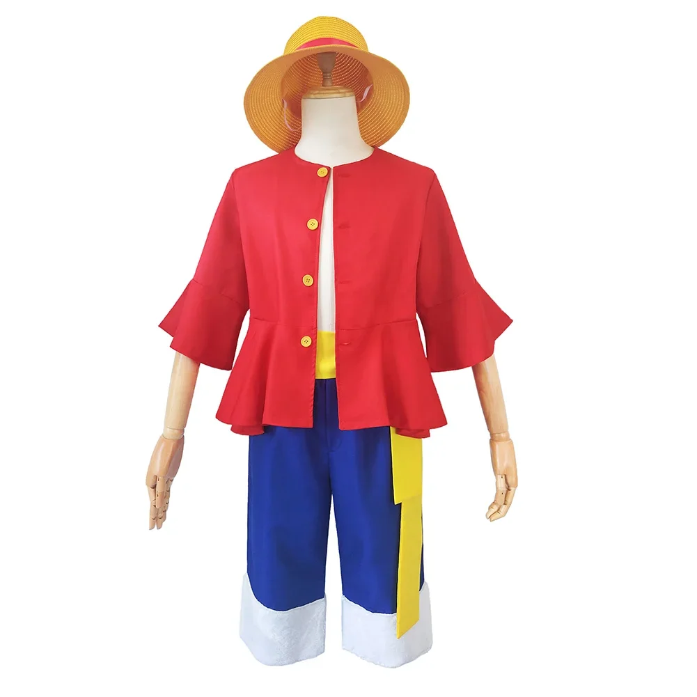

Anime Monkey D. Luffy Cosplay Costume Halloween Carnival Suit