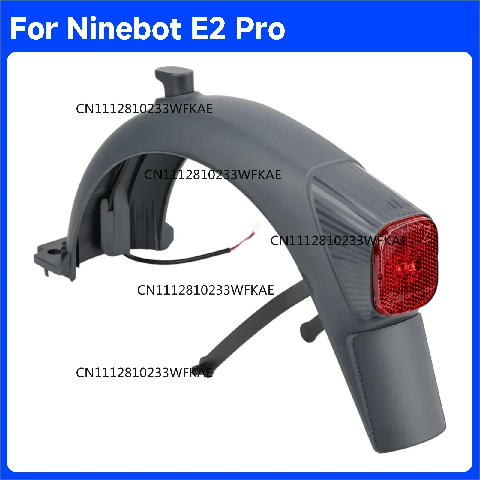 Scooter Parts - الرفرف الخلفي الأصلي لسكوتر Ninebot E2