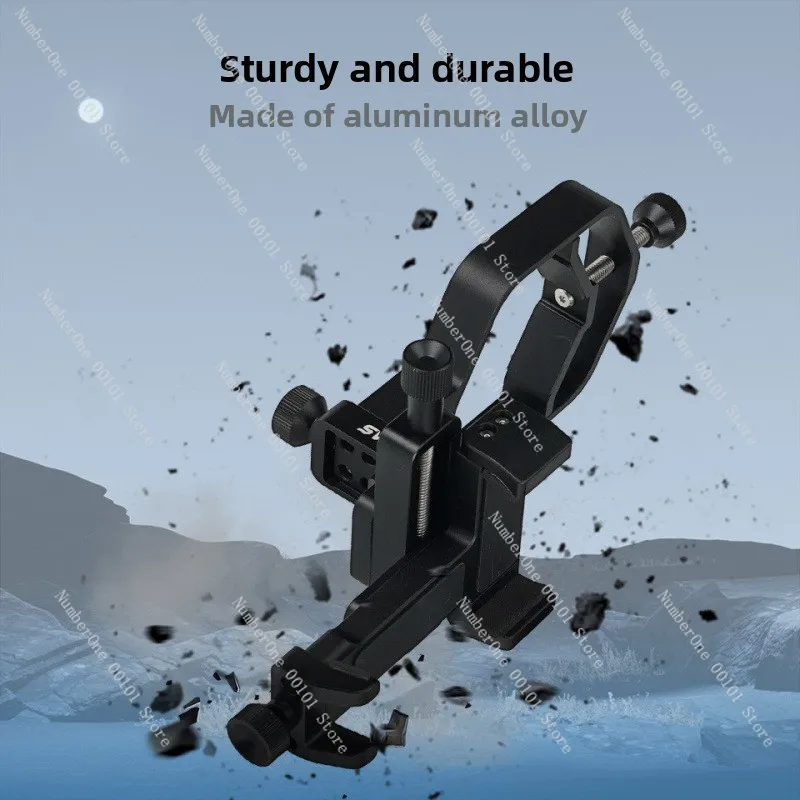 Astronomical Telescope Phone Clip Photography Fixed Bracket Metal Three-axis Bird Watching 28-64mm