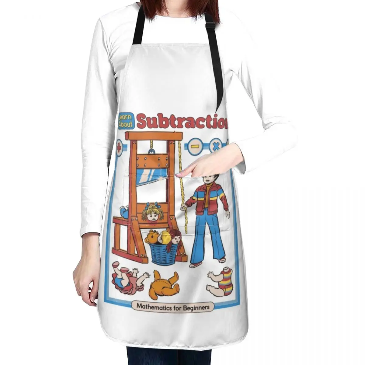 Learn About Subtraction Apron Bib For Kitchen Woman Kitchen Home and kitchen products Apron