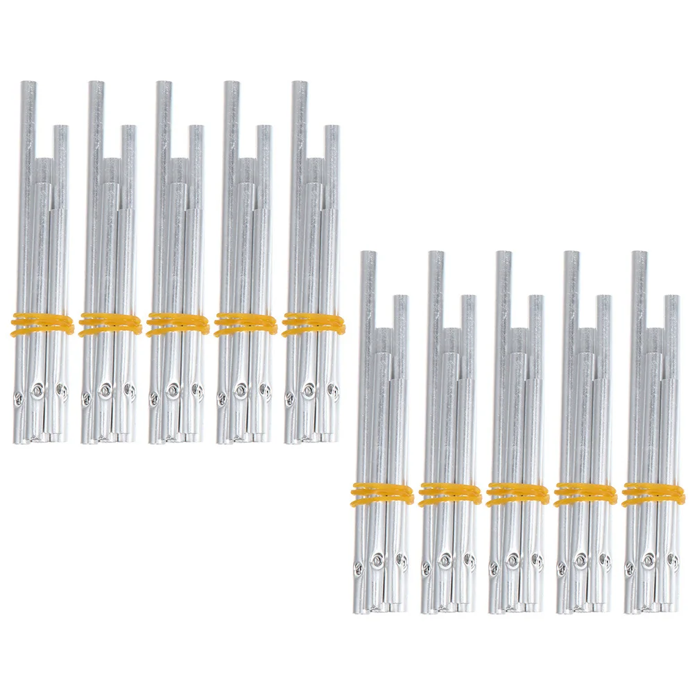 50pcs Wind Materials 6mm Wind Chime Tube Diameter 7 to 11 5cm Aluminum Tubes DIY Supplies Home Decor Accessories