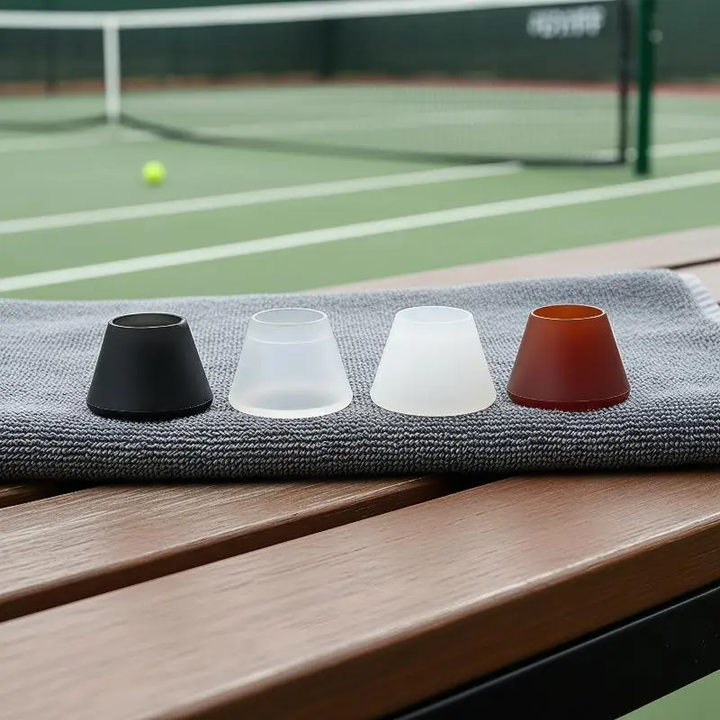 

Tennis Racket Handle End Cover Protective Racquet Butt Cap Accessory Silicone Antislip Universal Easy Install