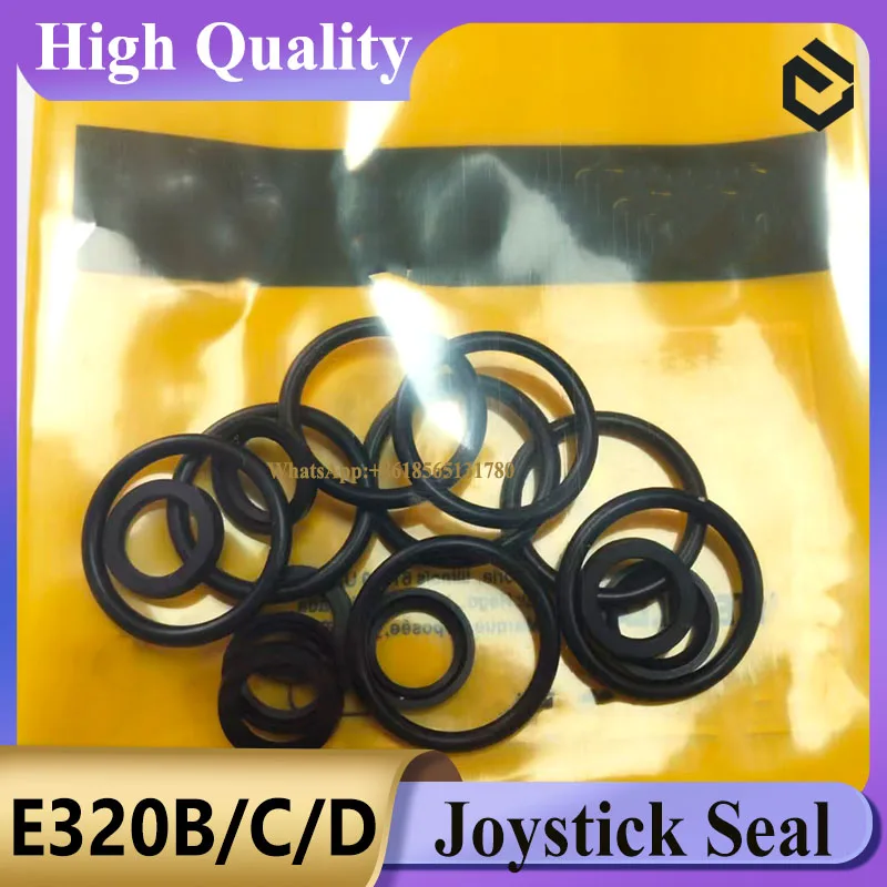 

Комплект уплотнений джойстика Комплект уплотнений пилотного клапана для экскаватора E320 E320B E320C E320D E330B E330C E330D E336D E345DCaterpillar