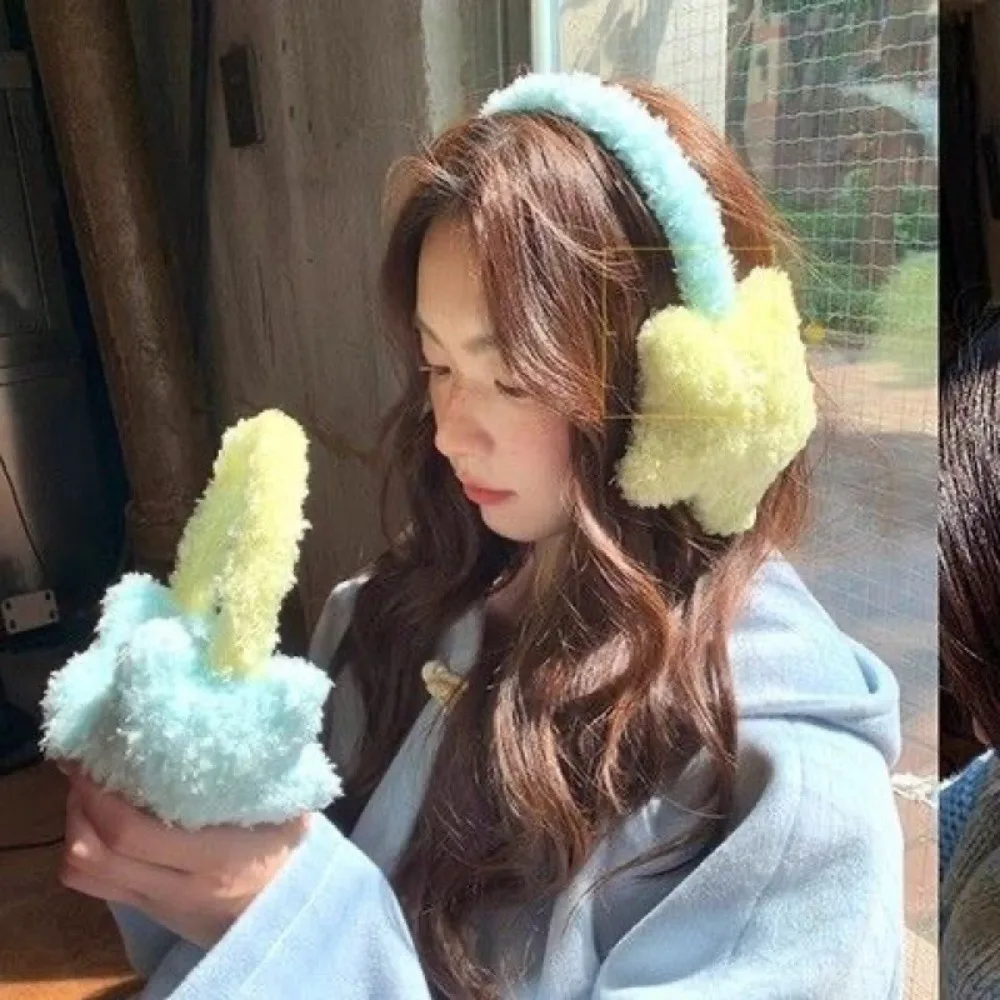 New Y2K Star Plush Earmuff Keep Warm Ear Protection Ear Cover Cold Protection Warm Earplugs