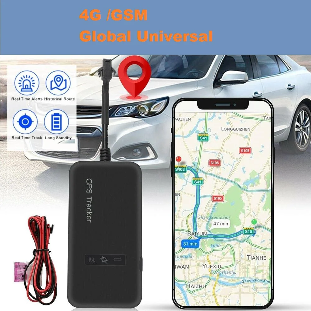 Real Time GPS Tracker Tracking Locator Device GPRS GSM Car/Motorcycle Intelligent Anti Theft Device for Android IOS APP