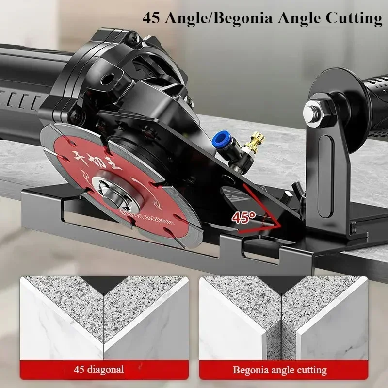 Smussatrice per smerigliatrice angolare multifunzionale Utensile portatile resistente e durevole Utensile da taglio per piastrelle in ceramica ad alta precisione