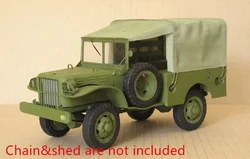 Dodge WC-51 Light Military Truck 1:25 Scale DIY Paper Model Kit Puzzles Toy DIY Handmade