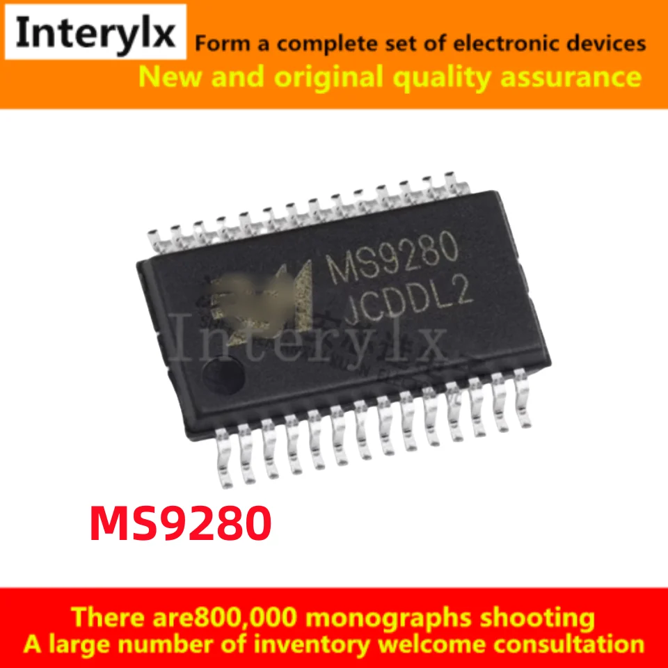 2-10Pcs/Lot Original MS9280 9280 SSOP-28 10-Bit ADC Con Chip