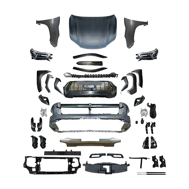 

2023 GR Sport Body Kit Front Bumper Conversion Grille Hood Fender Upgrade Vigo 2005-2015 for 2023 GR Sport