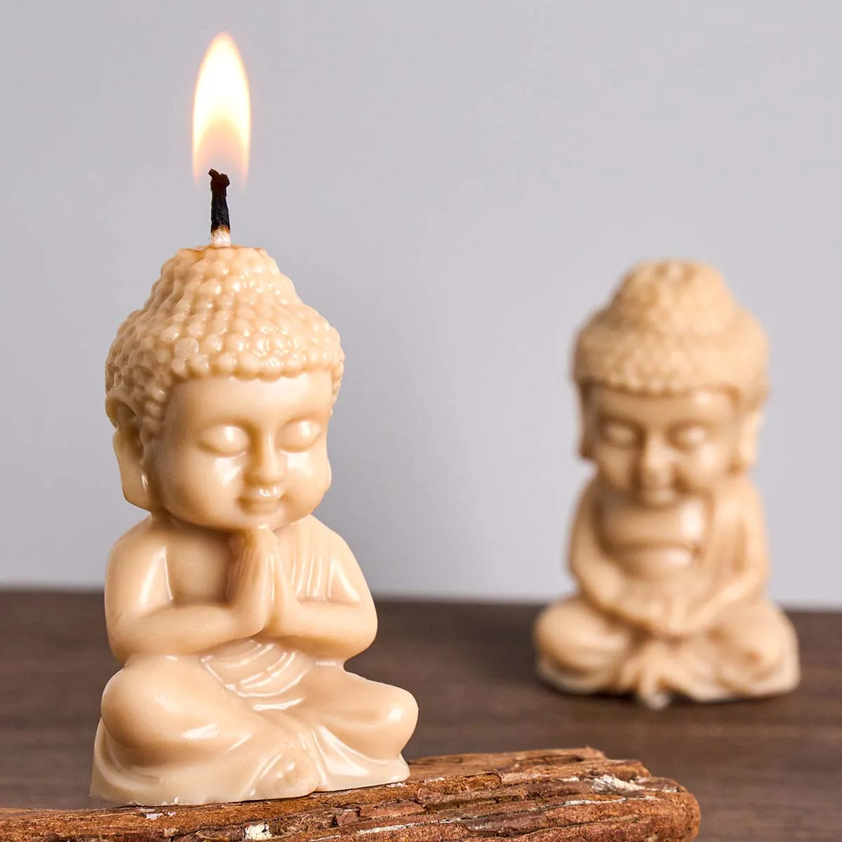 Candle Making Process - 3D Buddha Silicone Candle Mold DIY