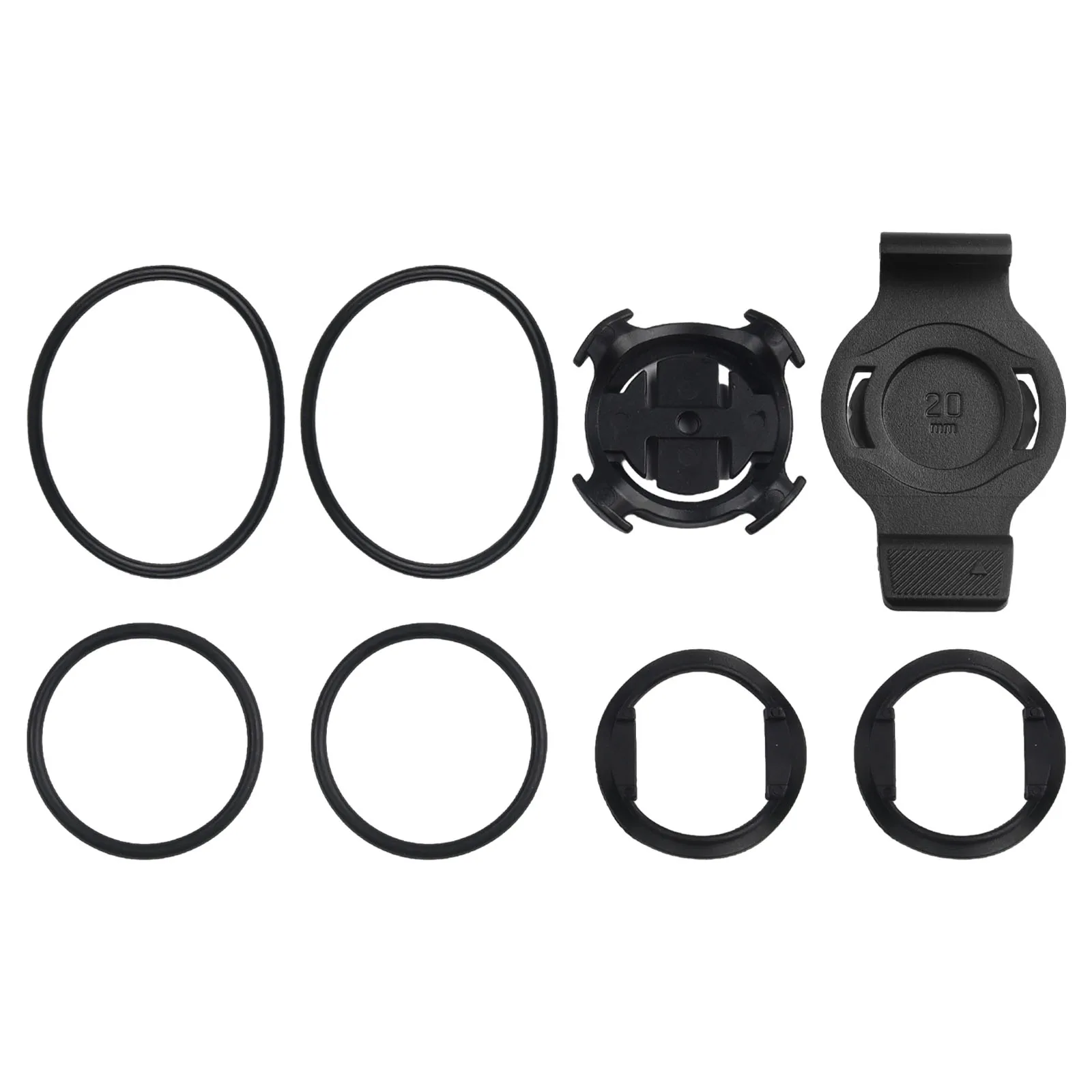 1pc Bike Watch Mount With 4pcs  Rubber Band For Garmin Fenix3 5x 5xplus 6x 7x Bicycle Handlebar Holder Cycling Bicycle Accessory