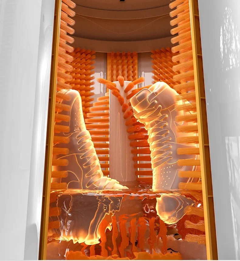 220V Semi Automatic Shoe Washing Machine Home Use Compact Washer for Shoes Socks Underwear BAA