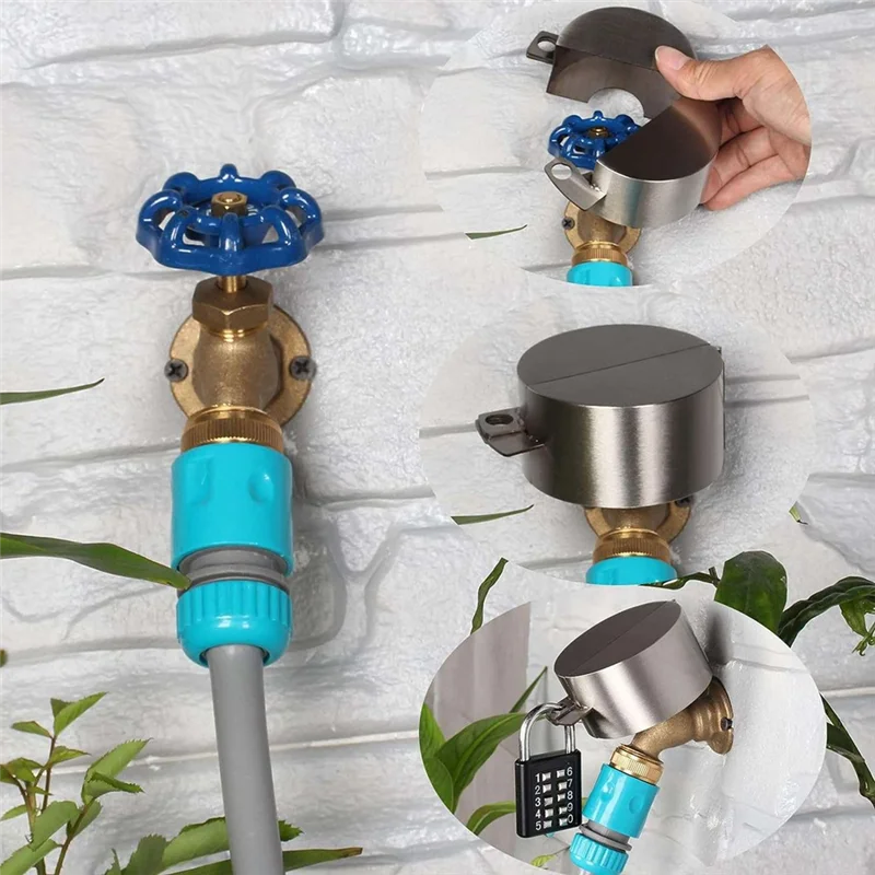 

AA81-система блокировки крана с крышкой для наружного смесителя - Lockout Valve Gatedevice - предотвращение кражи воды с крышкой и кодовым замком, Stop Una convid