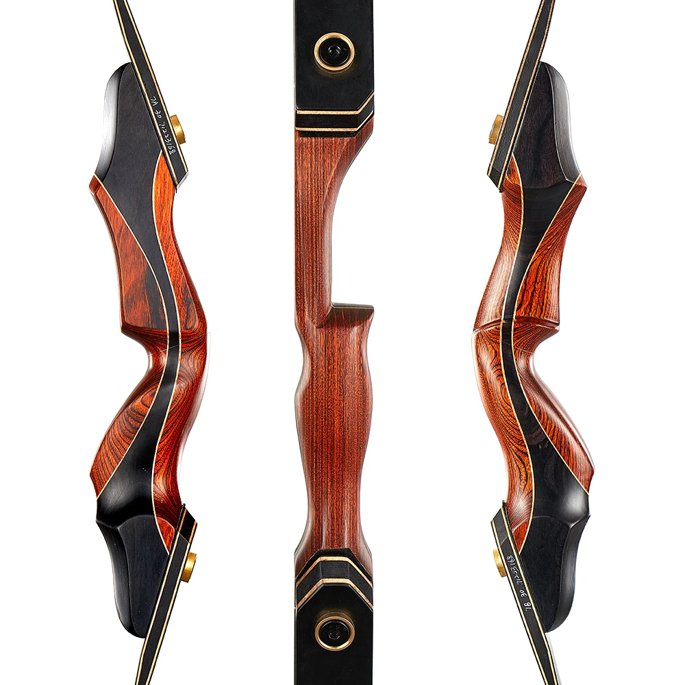 60inch Archery bow Recurve Bow 30-50lbs Take-down bow Outdoor Red Wooden Hunting Shooting bow