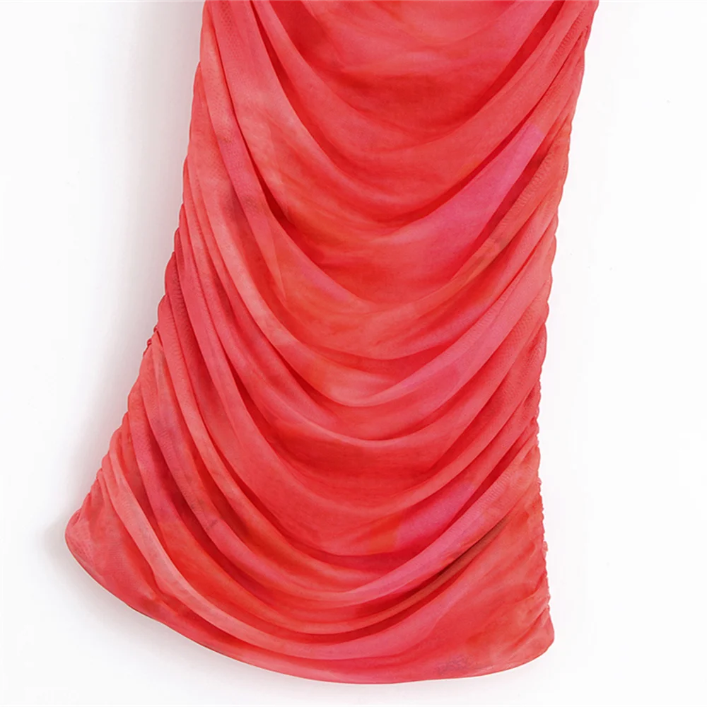 2025off-shoulder floral print slim fit asymmetrical long hip dress long skirt summer new women's clothing