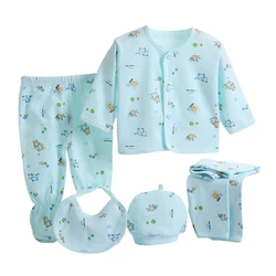 Newborn Baby Girl Boy Clothes Baby Outfits Pants Bodysuits Gifts Set Layette Set 0-3 Months