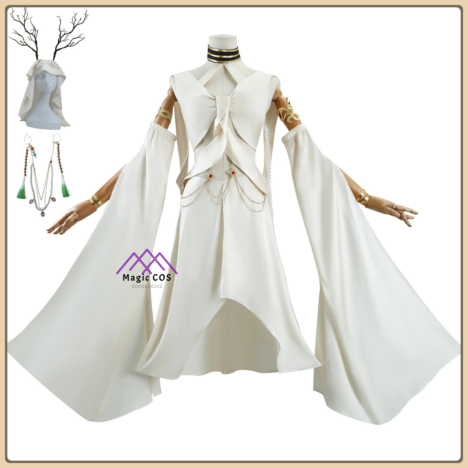 

Honkai Star Rail Pharmacist Cosplay Costume Women's Flowing Robe Suit High Quality Full Set Anime Outfit for Comic Con Party