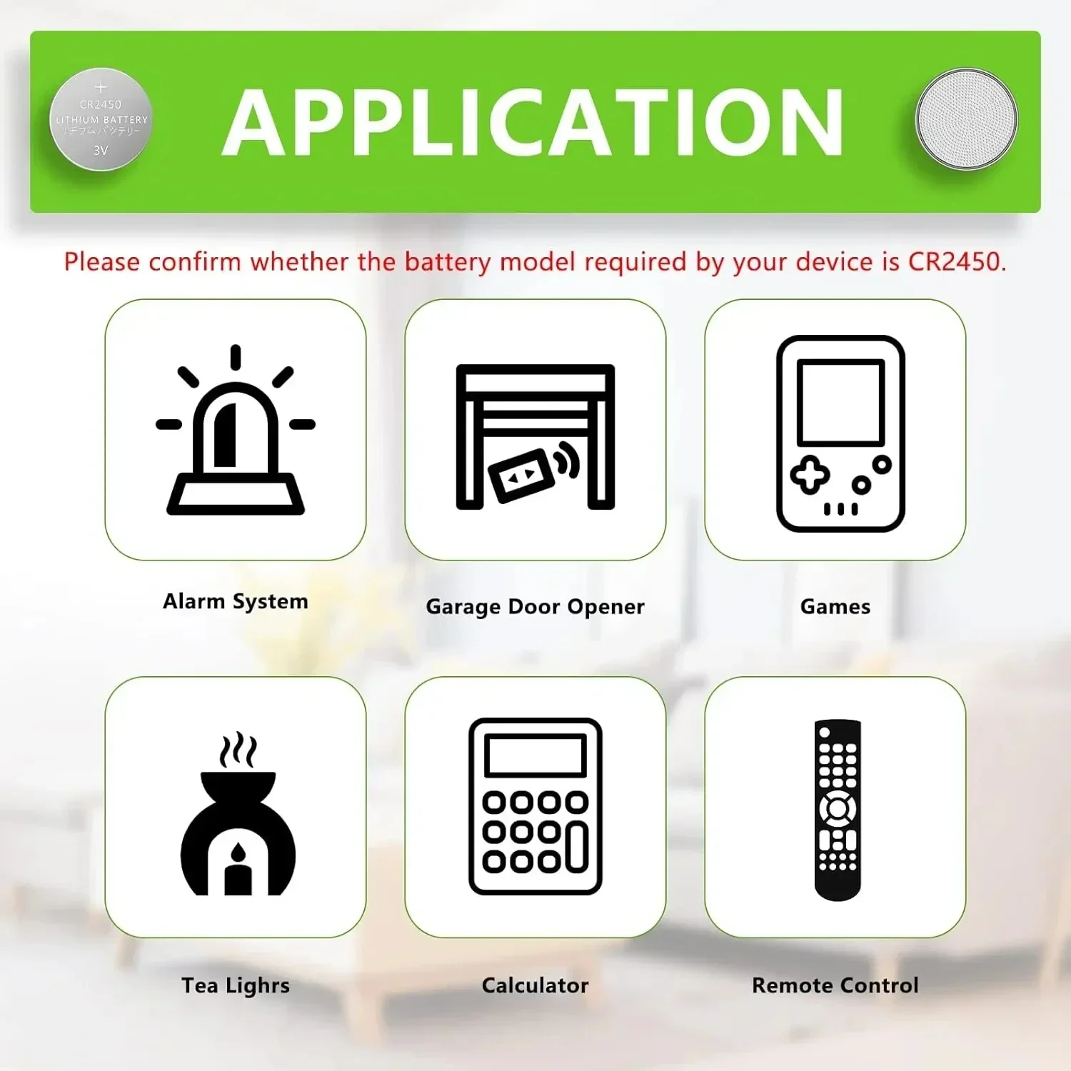 CR2450 3 فولت بطارية ليثيوم CR 2450 DL2450 BR2450 LM2450 KCR5029 لعبة مفتاح السيارة التحكم عن بعد ساعة مصباح ليد زر خلايا العملة