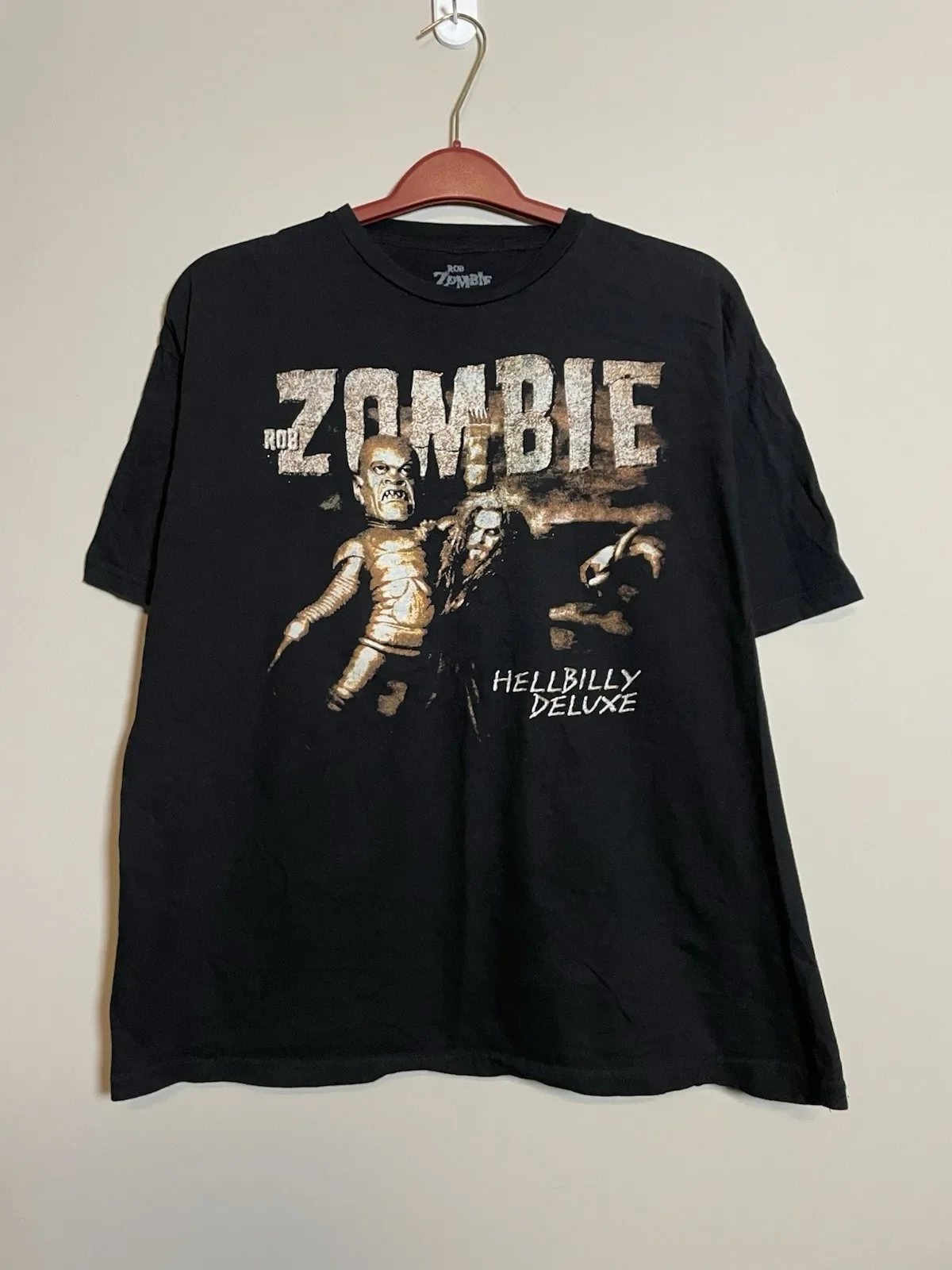 ROB ZOMBIE Hellbilly Deluxe Tour 1998-99 T-Shirt Black Size XL (A574)