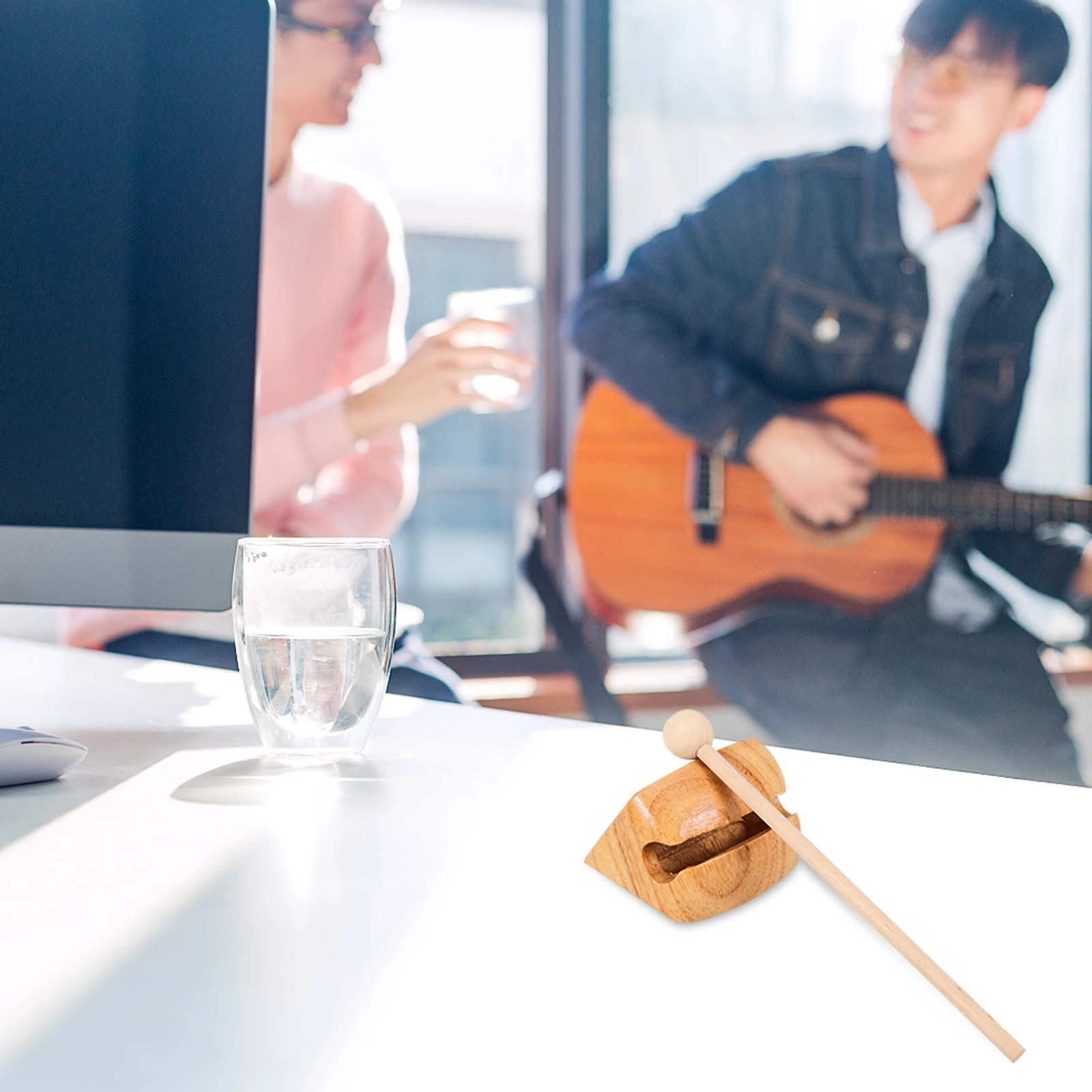 1 set Wooden Fish Teaching Aids Kids Musical Toy Percussion Instruments Toddler Toys Children Music Educational Plaything