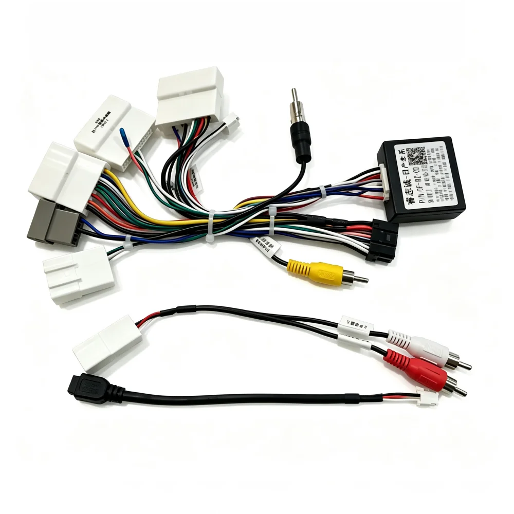 Car Radio Stereo Wiring Harness Cable Adapter Android 16 Pin For Nissan Juke Altima Sunny Teana Qashqai Xtrail Tiida bluebird