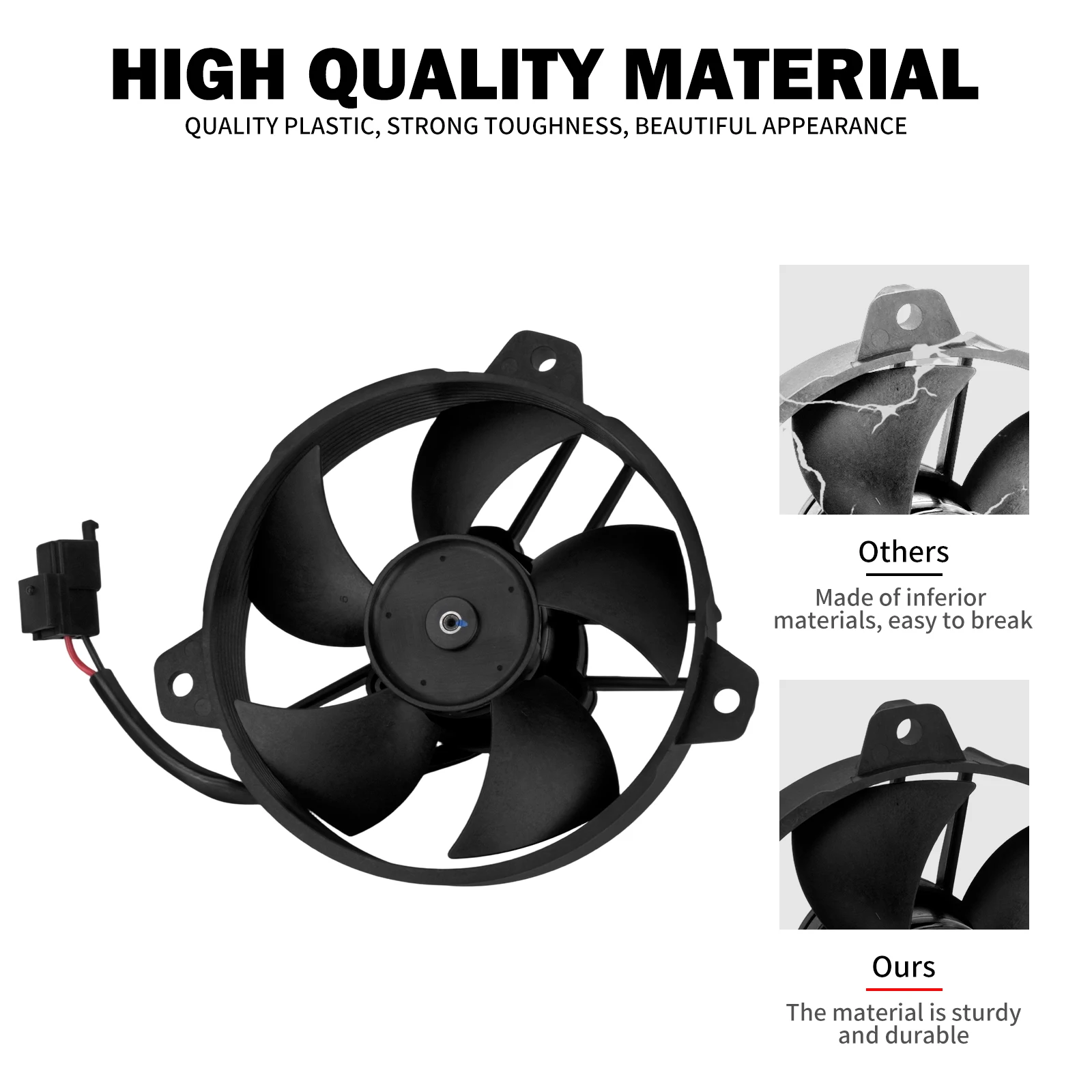 Motorcycle Radiator Cooling Fan Cooler For Aprilia Rsv4 Rr 19-21 Caponord ETV1000 01-07 RSV1000 07 RSV4/Tuono 1100/Tuareg 22-25
