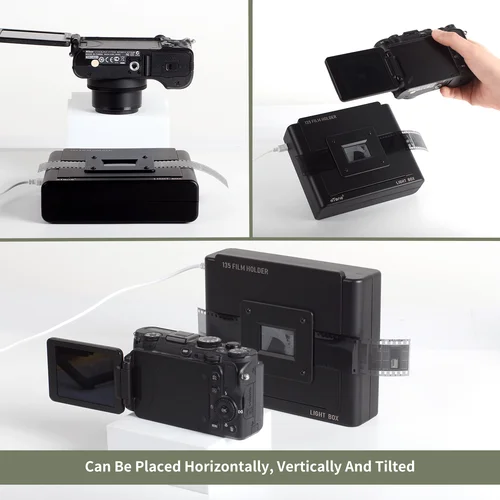 Imagen 2 del producto Escáner de película negativa eTone, 35mm, 135 escaneo de película, accesorios de fotografía, cámara 120, visor de película 4x5, convertidor de copia digitalizado