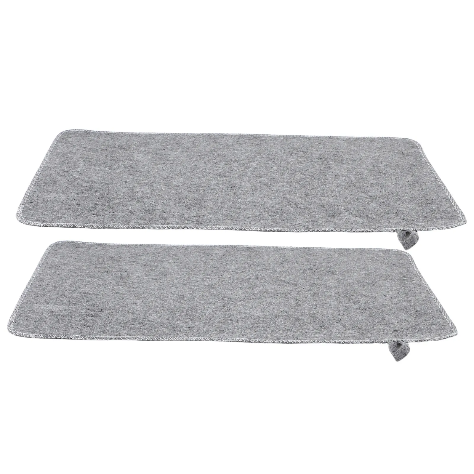 2 Pcs Felt Sauna Mat Water Bench Cushion Dry Accessories Pad for Bath Mats Floor Cover